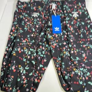 Adidas floral yoga pants size small